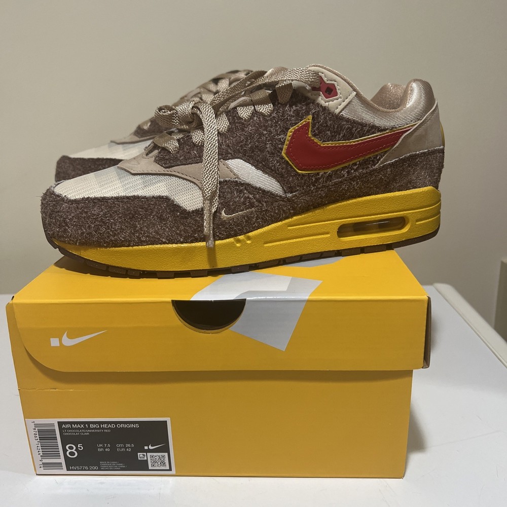 Nike Air Max 1 Big Head Origins  Men's 8.5 From SNKRS App Brand New In Hand