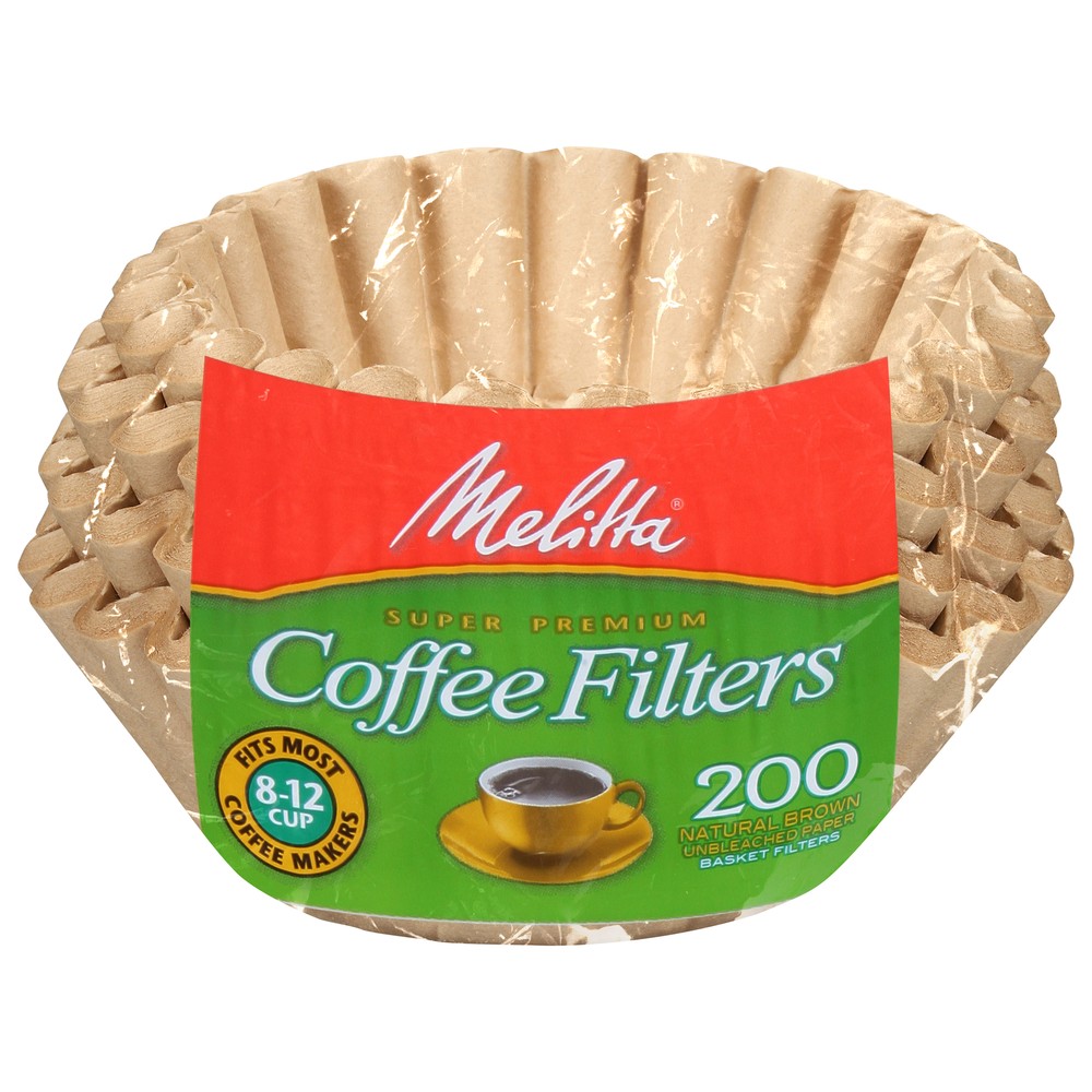 Melitta Coffee Filter Basket 200 Count Pack of 6