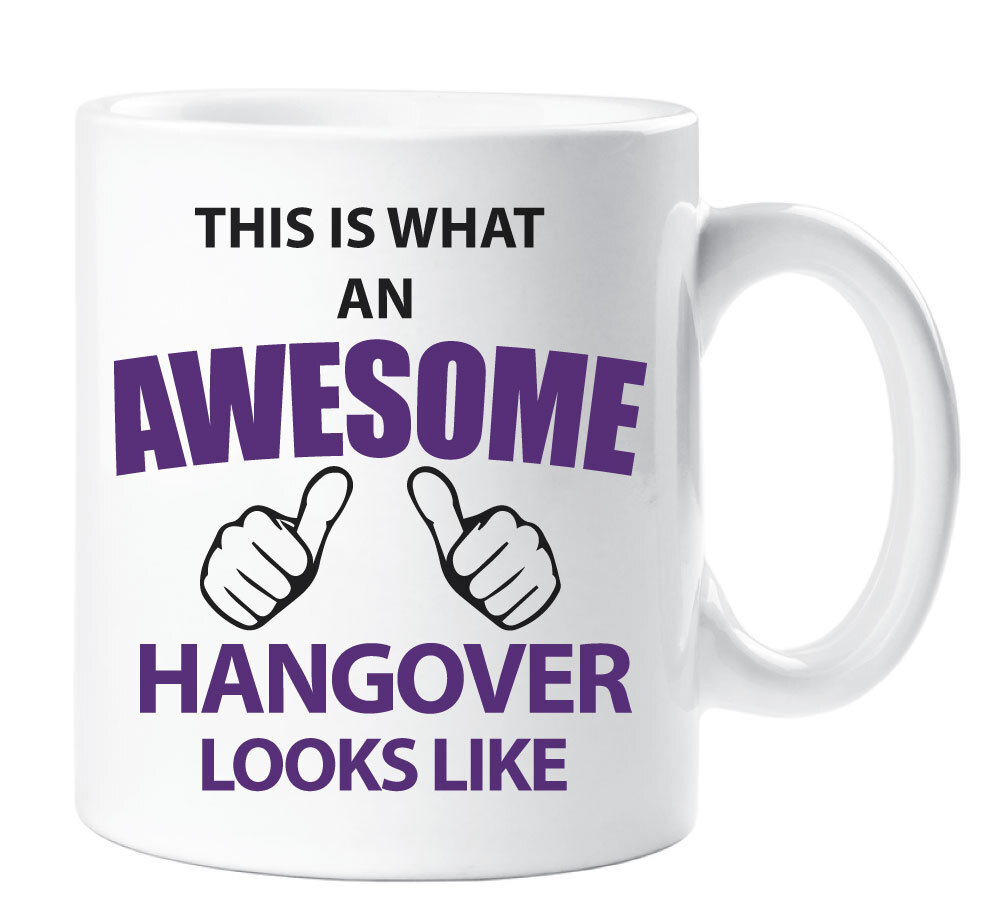 Hangover Mug Novelty Ceramic Cup with Funny Design