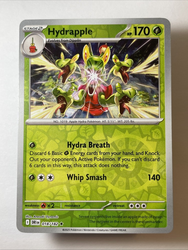 Hydrapple 018/182 Sv10 Destined Rivals Reverse Holo Pokemon Card