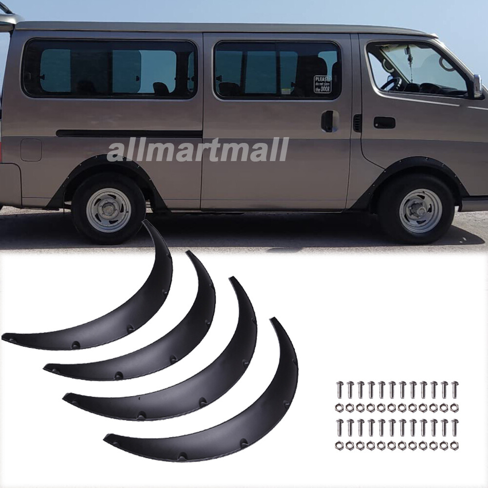 Fender Flares Body Kit Parts Extra Wheel Arches Cover Matte BK for Nissan Urvan
