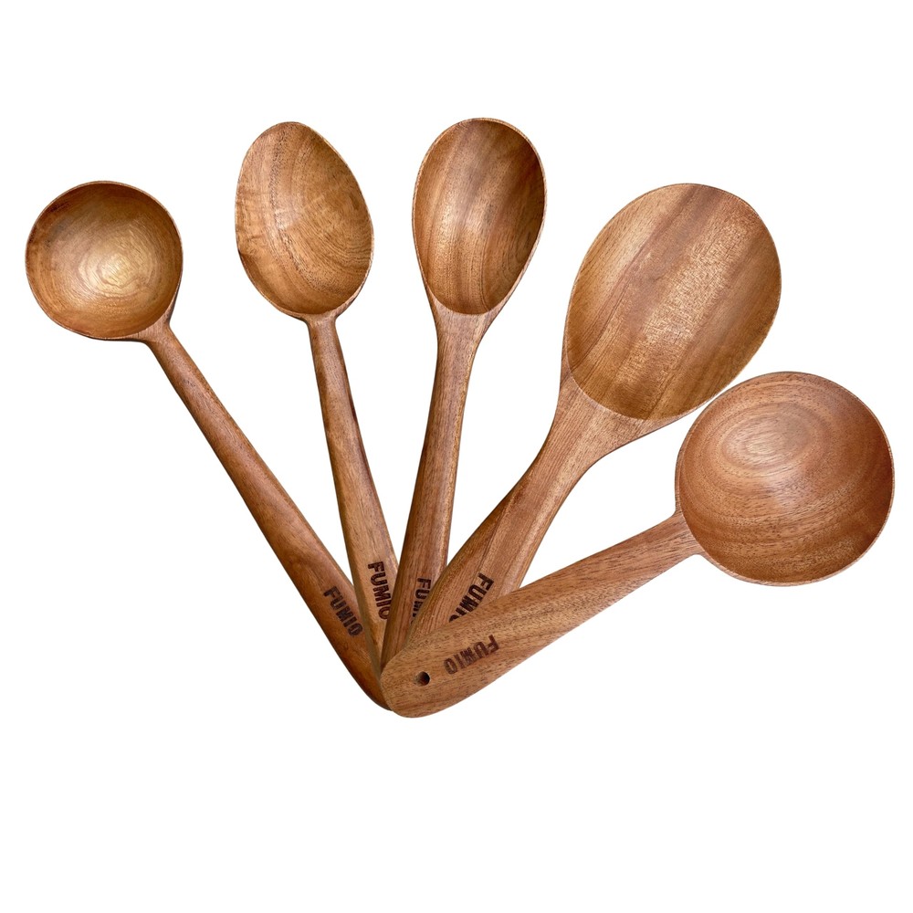 Neem Wooden Cooking Utensil Set – Handcrafted Spatula & Spoon for Non-Stick C...
