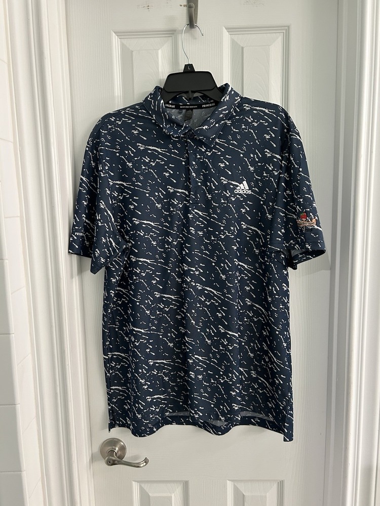 Addidas Prime Blue XL Blue Golf Shirt