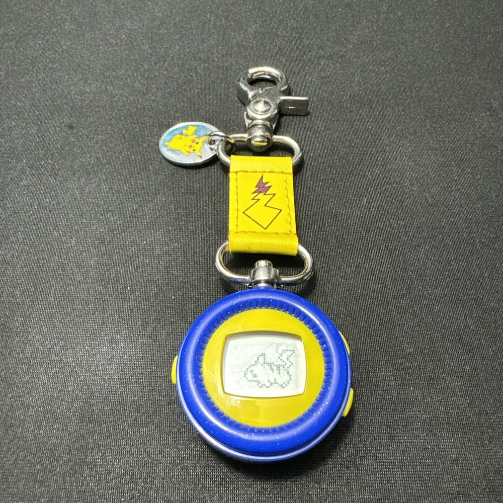 Vintage Original 1998 Pokemon Pikachu Keychain Watch New Battery