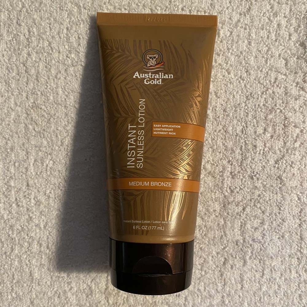 Australian Gold Instant Sunless Tanning Lotion Medium Bronze 6 oz New ITEM