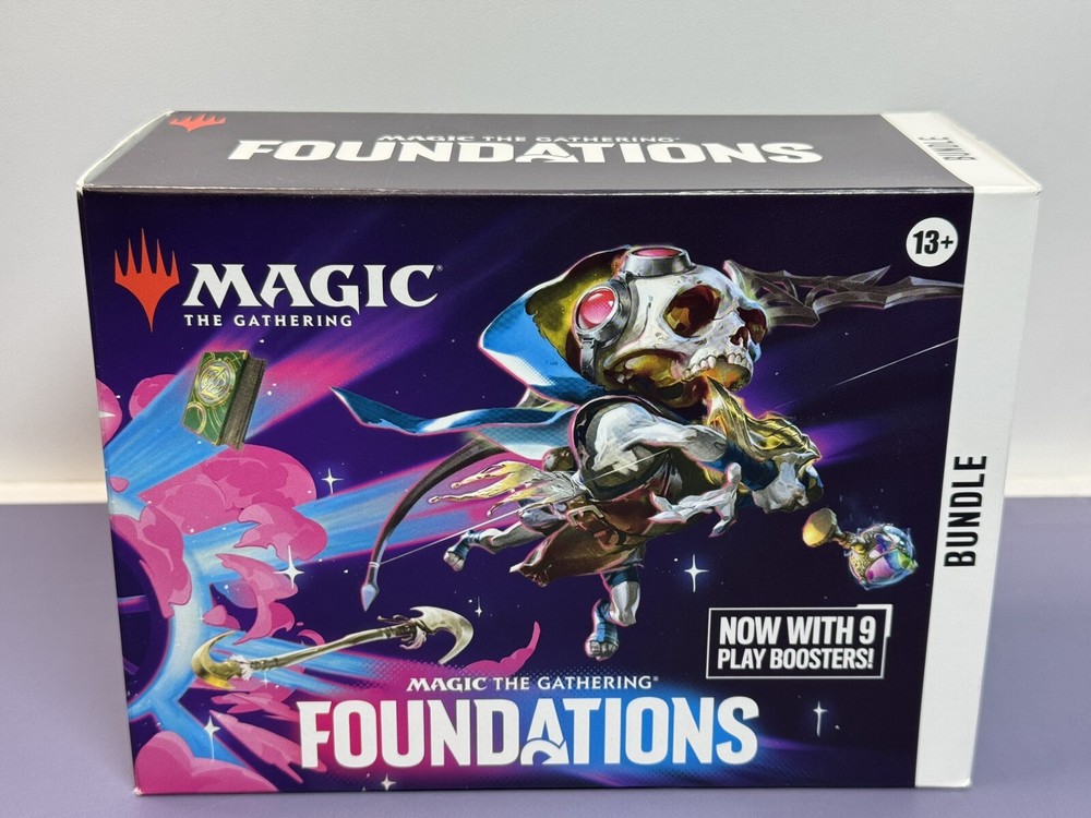 NEW Magic The Gathering Foundations Bundle 9 Boosters Foil Cards Accessories MTG