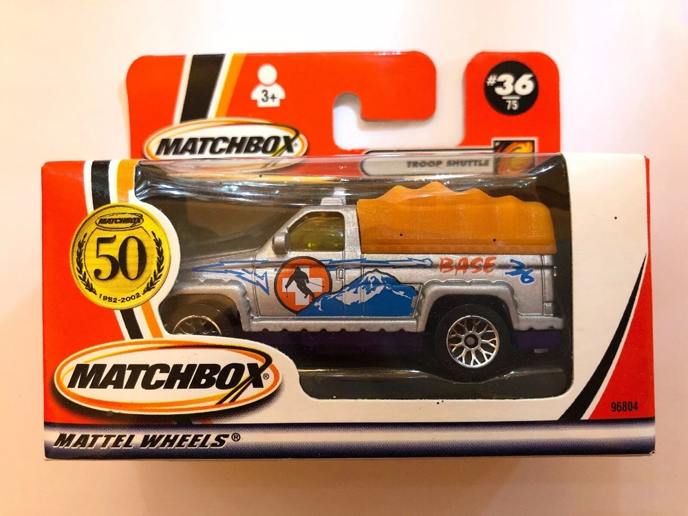 MATCHBOX Troop Shuttle, 36/75, 50th Anniversary Scale 1:64 Brand New Fast P&P
