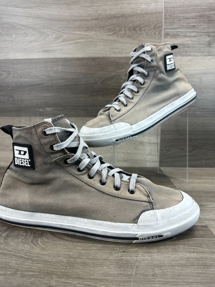 Diesel Mens Show A-Astico Mid Cut Size US 12.5 Gray