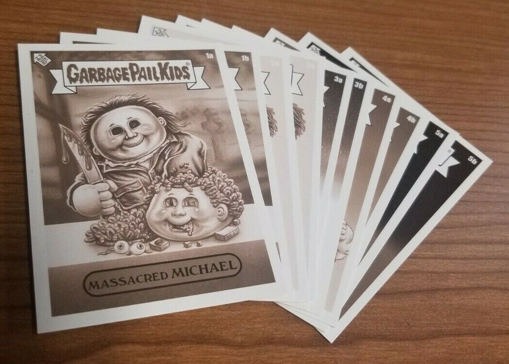 YOU-PICK Garbage Pail Kids 2021 Topps GPK x COMIC CON Oh the Horrible SEPIA CARD