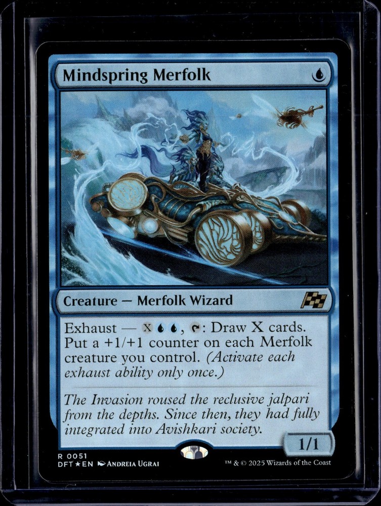 Mindspring Merfolk - 51 - Foil - DFT - NM - MTG Magic the Gathering