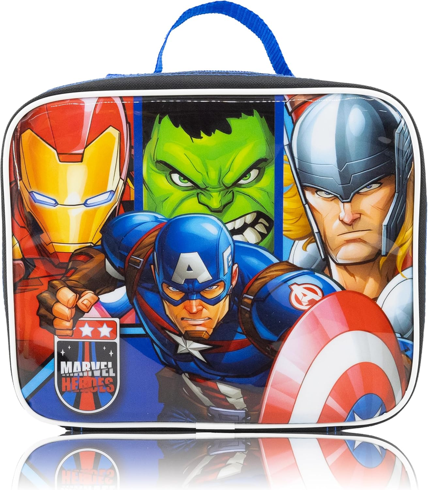 Marvel Avengers Insulated Lunch Box for Kids - Perfect for Boys & Girls  