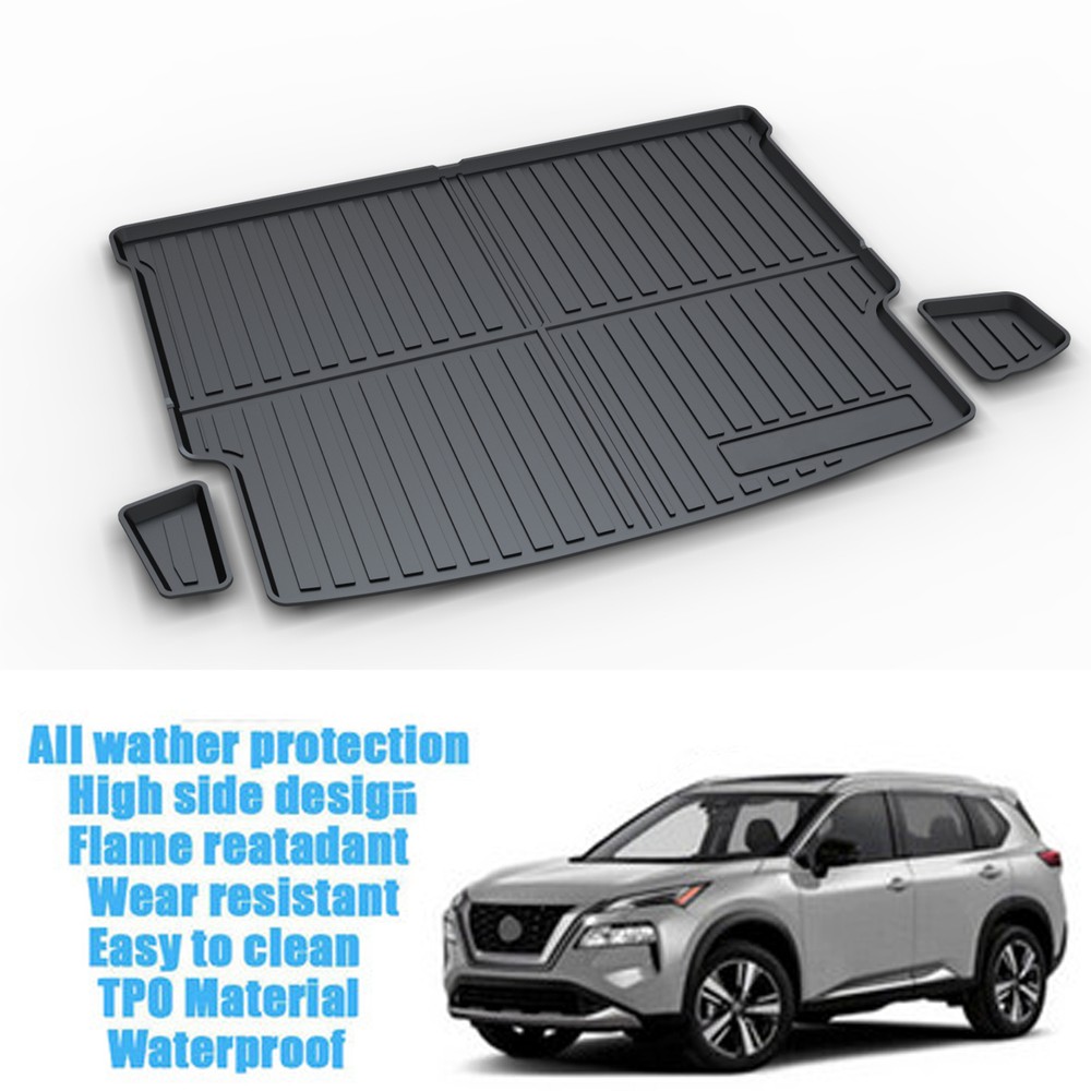 Waterproof TPO Cargo Trunk Tray Liner for Nissan Rogue 2021-2025