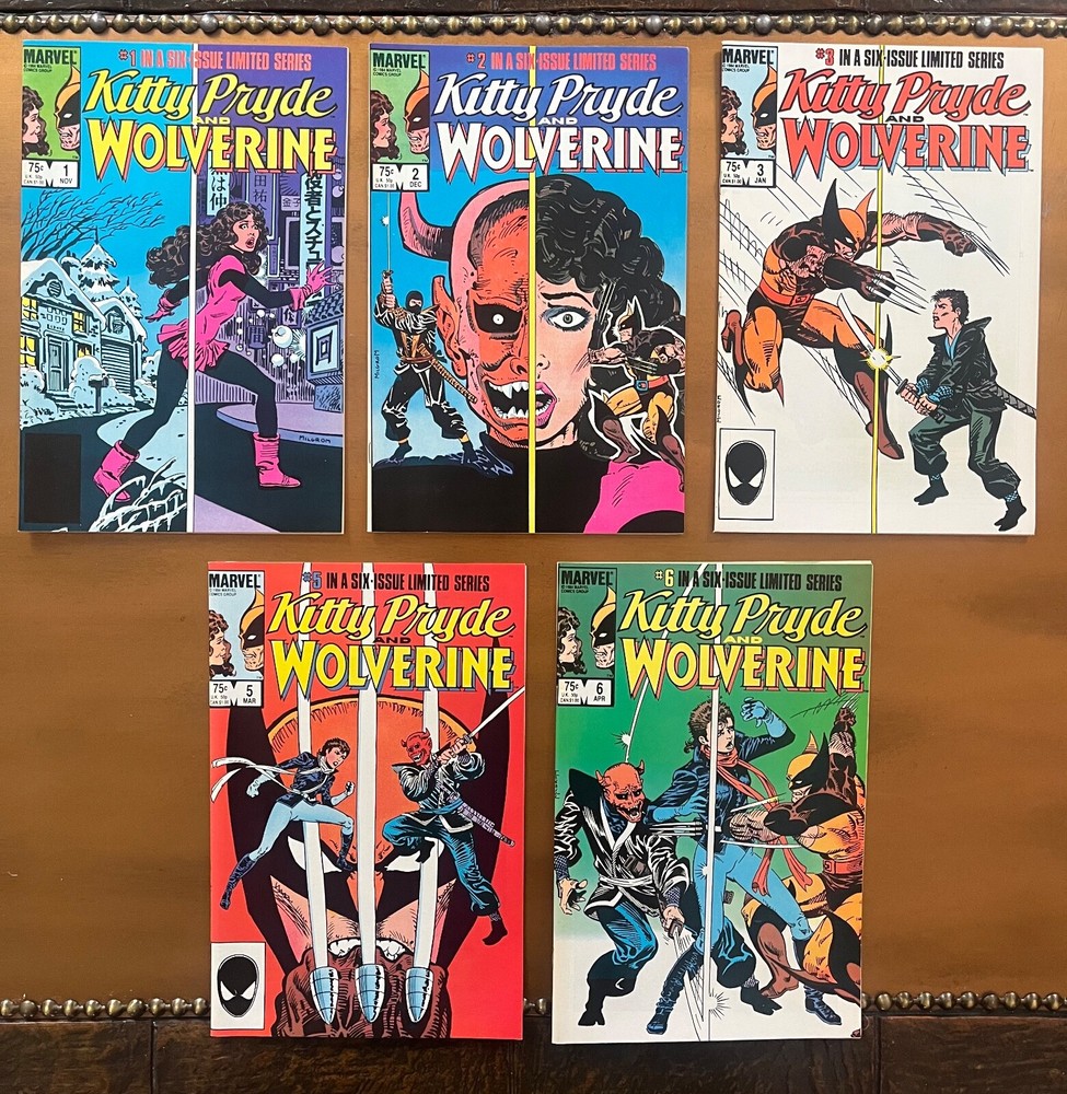 Kitty Pryde And Wolverine #1 2 3 5 6 Mini-Series, Claremont/Milgrom - NM