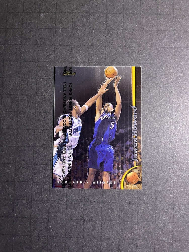 1998-99 Topps Finest Juwan Howard Card #6 - Washington Wizards