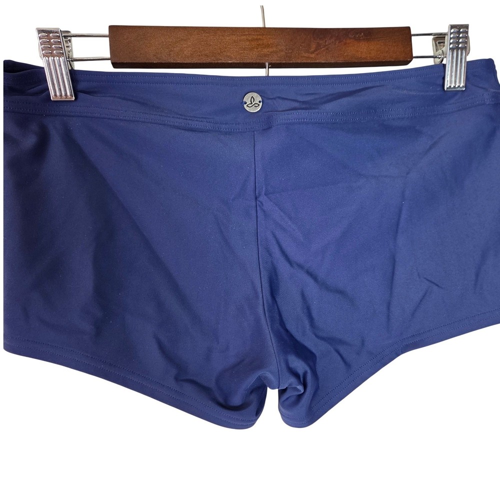 prAna Bikini Bottoms Low Rise Stretch Boyshorts Beach Swim Minimalist