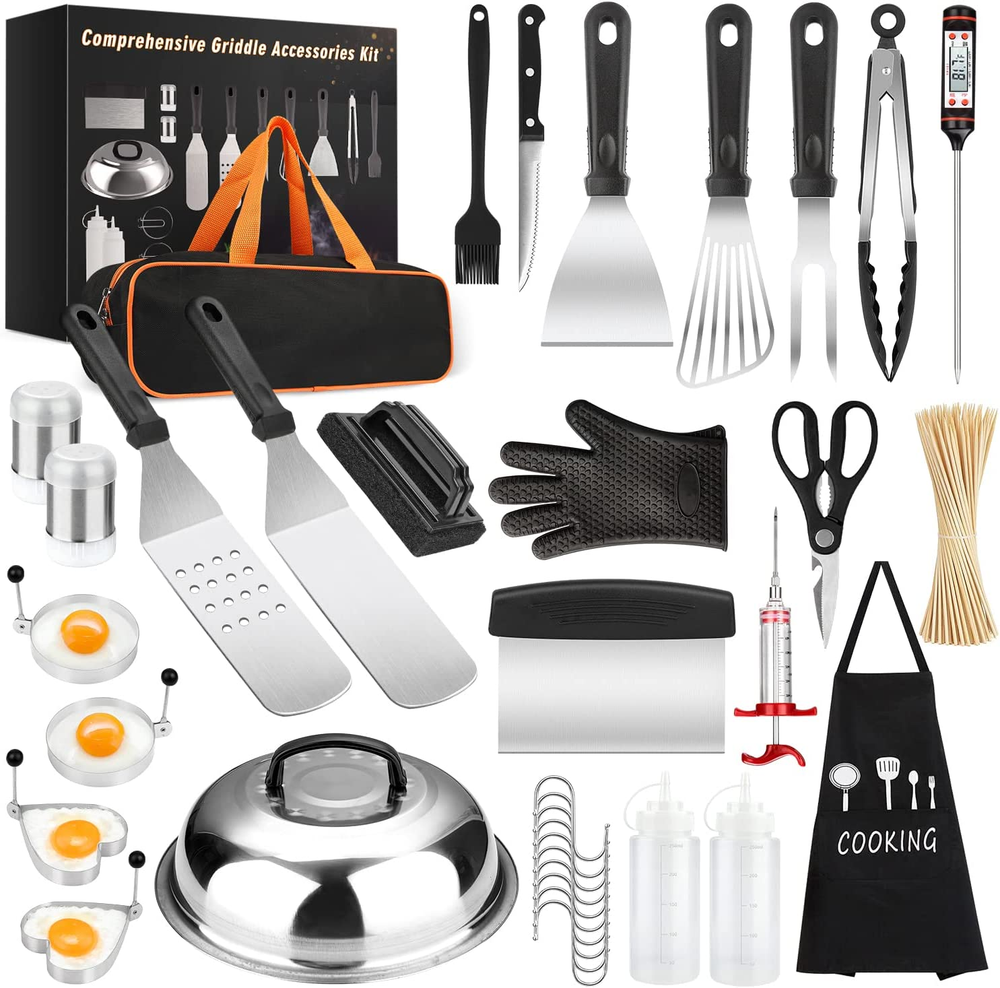 135-Piece Griddle Grill Accessories Kit for Blackstone & Camp Cooking