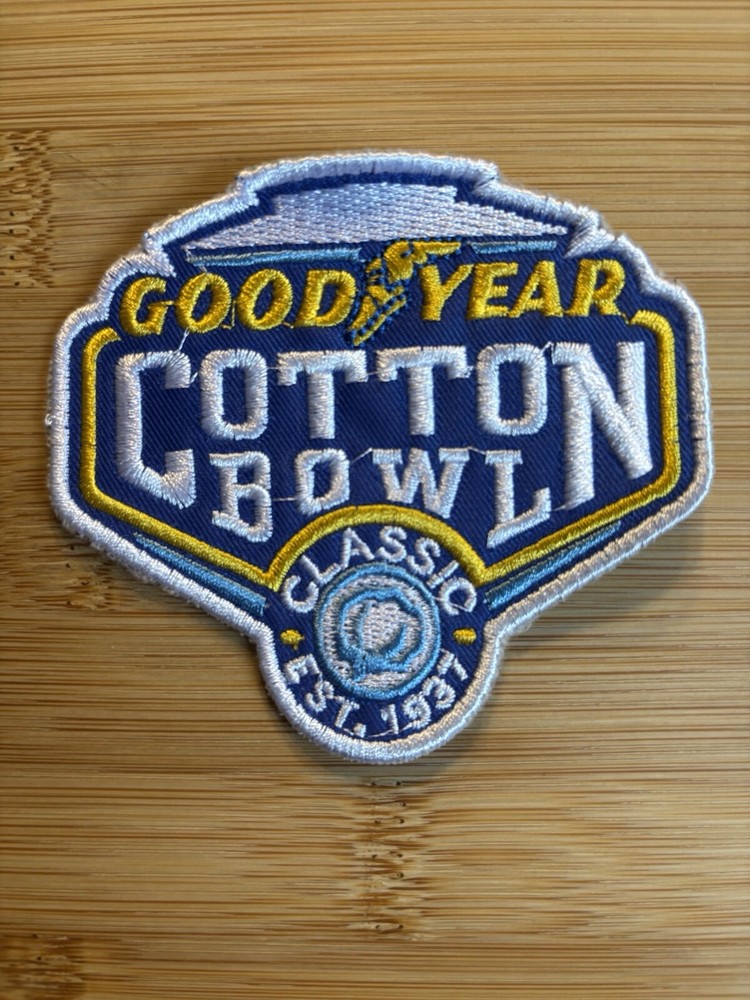 Good Year Cotton Bowl Patch College Football NCAA Jersey Logo New Big 12 SEC SWC-image