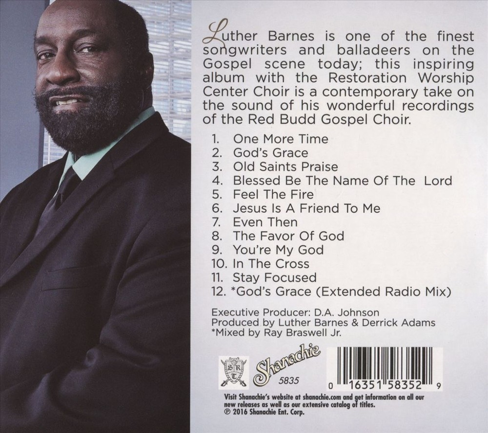 Luther Barnes Favor of God Gospel Music CD Album