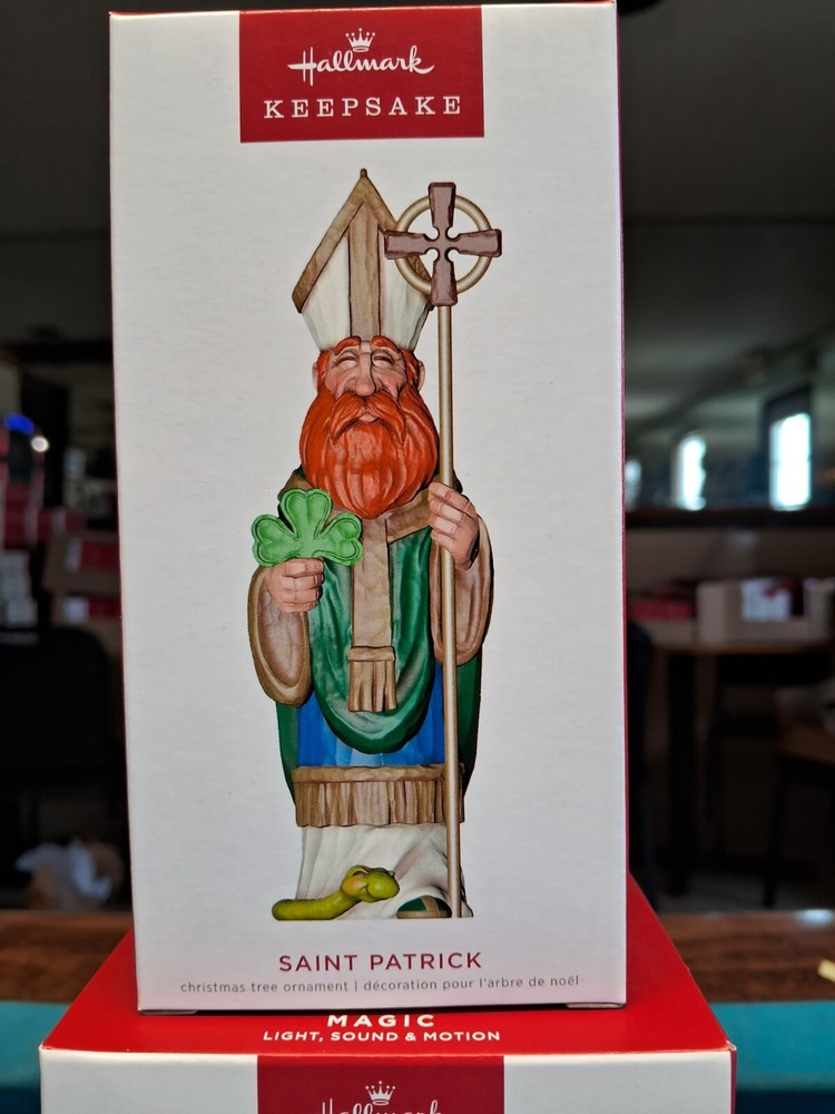 Hallmark 2022 Saint Patrick Hanging Ornament Collectible