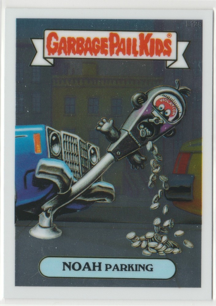 Noah Parking L12a Lost Garbage Pail Kids GPK 2013 Chrome Series 1 CS1 Rare Card
