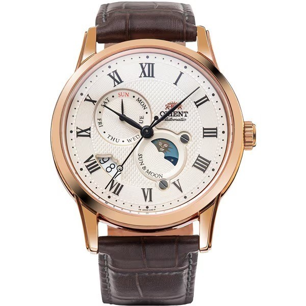 ORIENT Classic Sun & Moon Mechanical Men's Watch RN-AK0001S New Japan Fast Shipping
