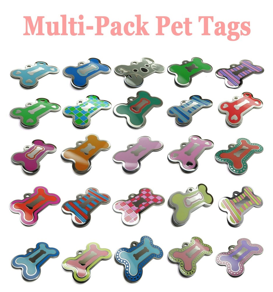 1590 Pack MyIDDog with no Engraving 316L Stainless Steel Pet Tag, Clearance Sale-image