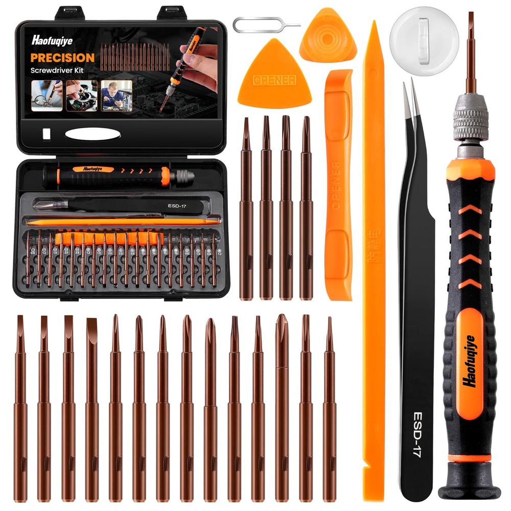 Haofuqiye 26 in 1 Precision Screwdriver Set, Professional Repair Tool Kit for...