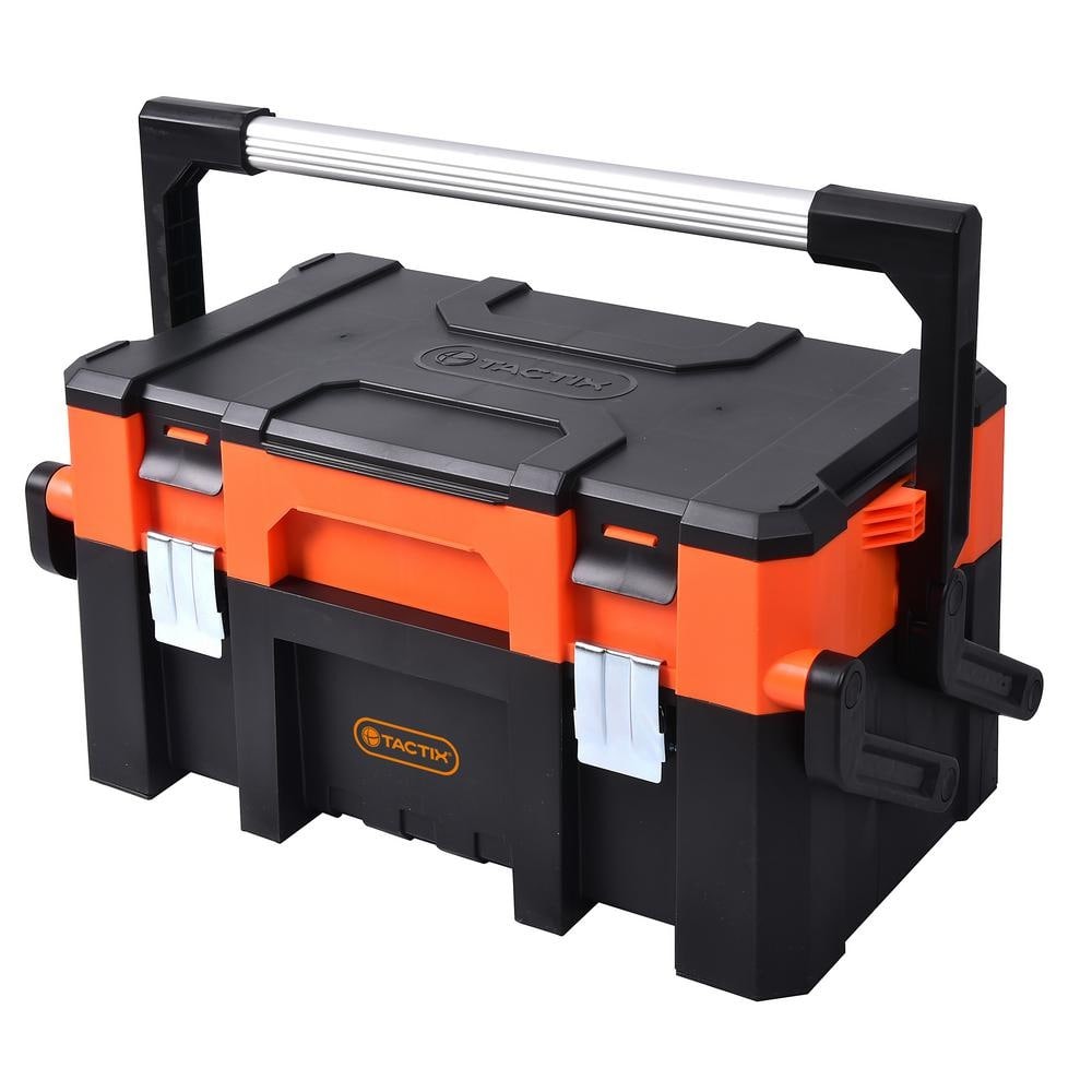 22.75 Inch Compact Portable Tool Box for Easy Storage and Transport