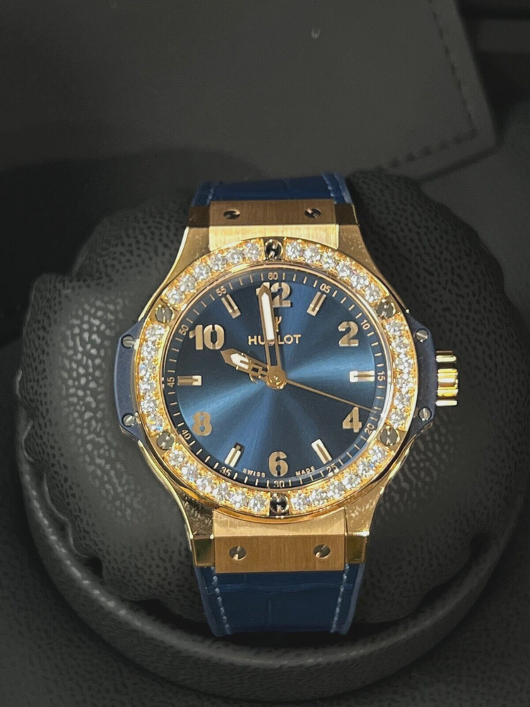 Hublot 361.PX.7180.LR.1204 BIG BANG GOLD BLUE DIAMONDS 38 MM