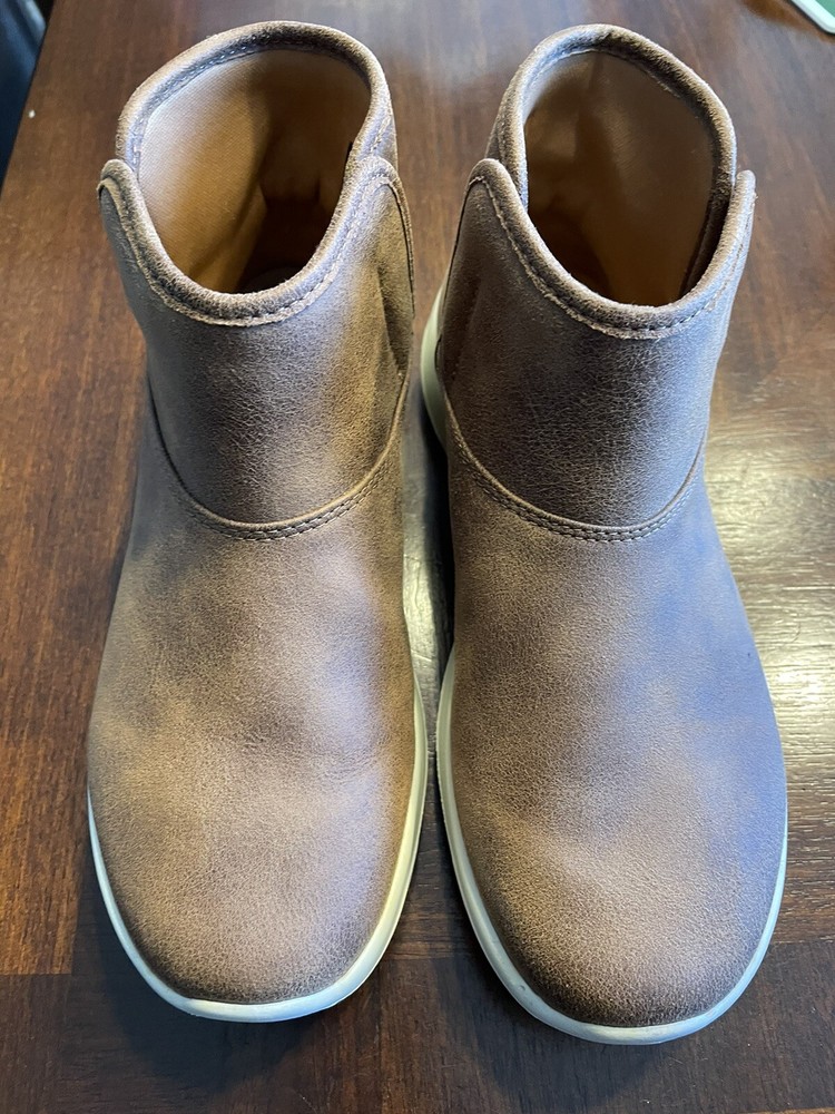 Sketchers Gen5 Womens Size 7 Ankle Chugga Boots Air Cooled Goga Mat Brown bootie