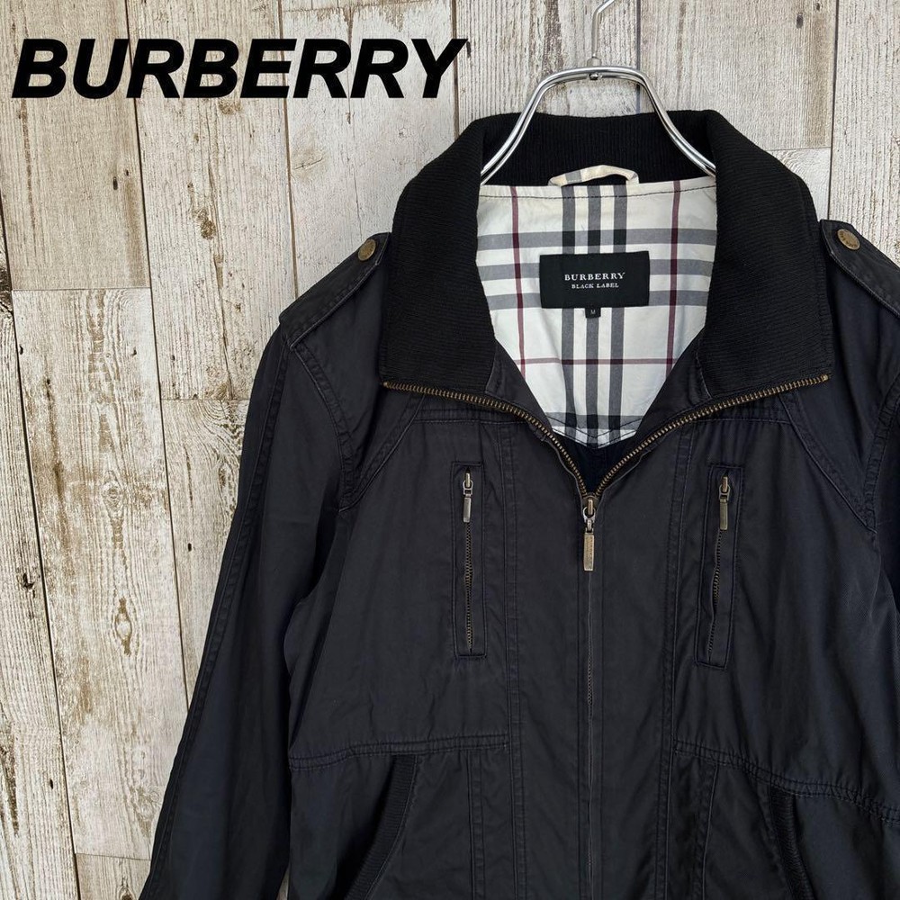 Burberry Black Label B569 Model Nova Check Military Jacket Blouson F/S from Japa
