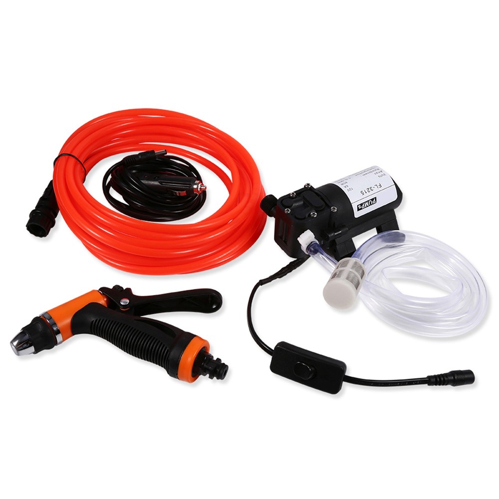 12V Portable High Pressure Car Washer Machine for Auto Cleaning