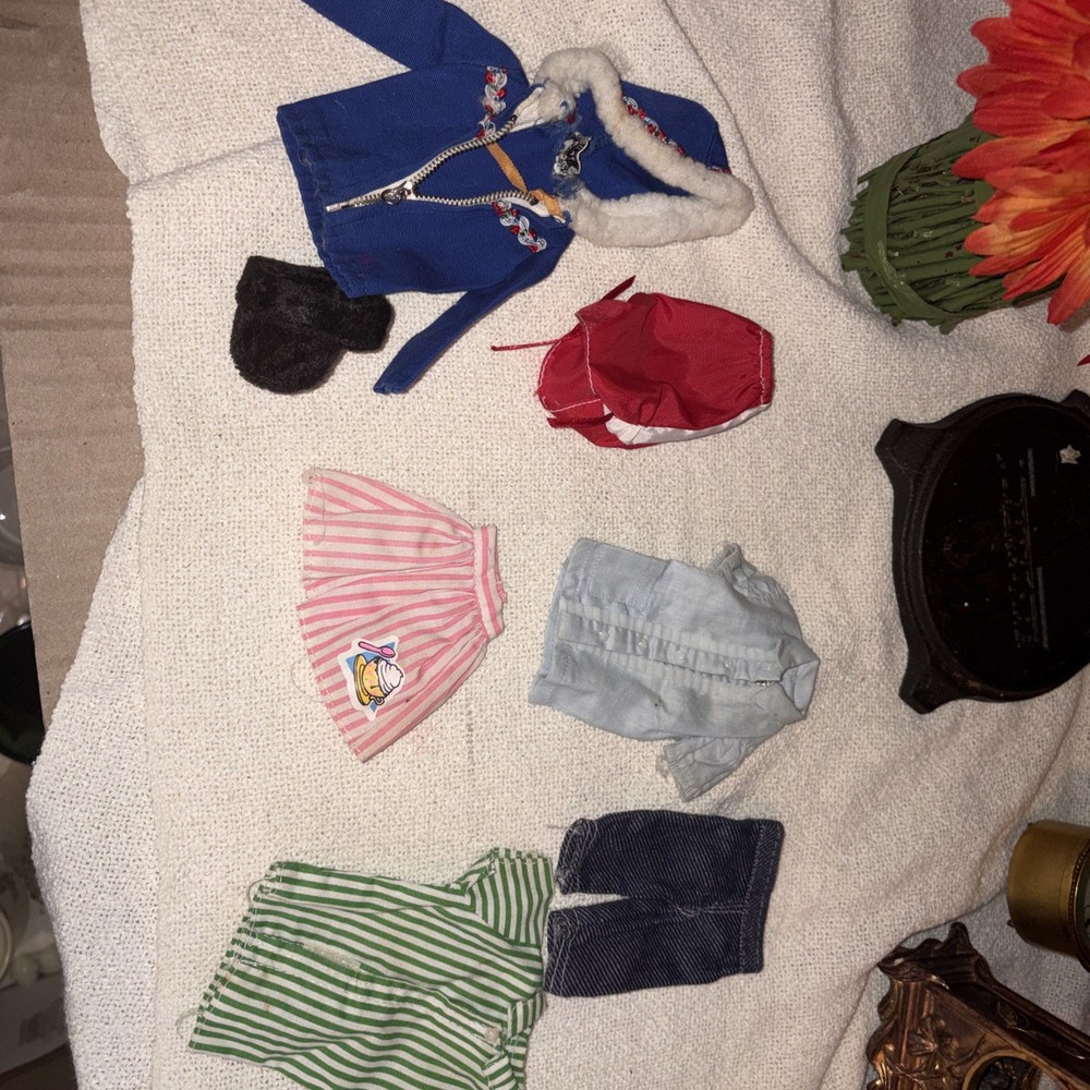 VINTAGE Barbie & Ken Outfit Lot 1960s - Ski Queen Parka, Resort Set, Fashion Pak