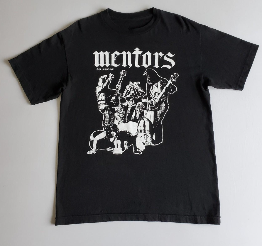 Vtg Mentors Early 2000s Cotton Black Full Size Men Women Shirt BL350