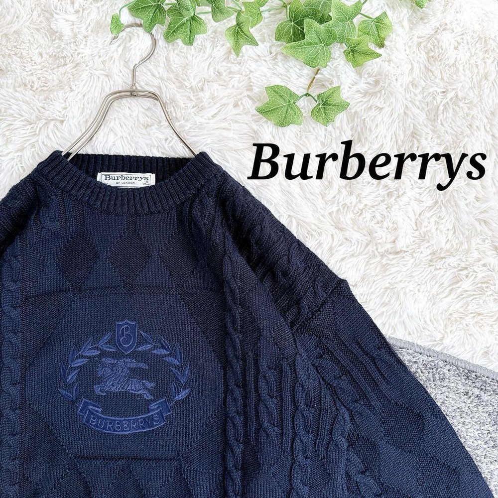 Burberry knit sweater Men's Fashion from Japan