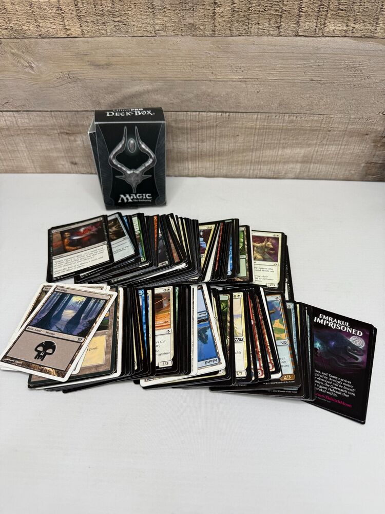 One Deck Box of random unknown Magic The Gathering Cards