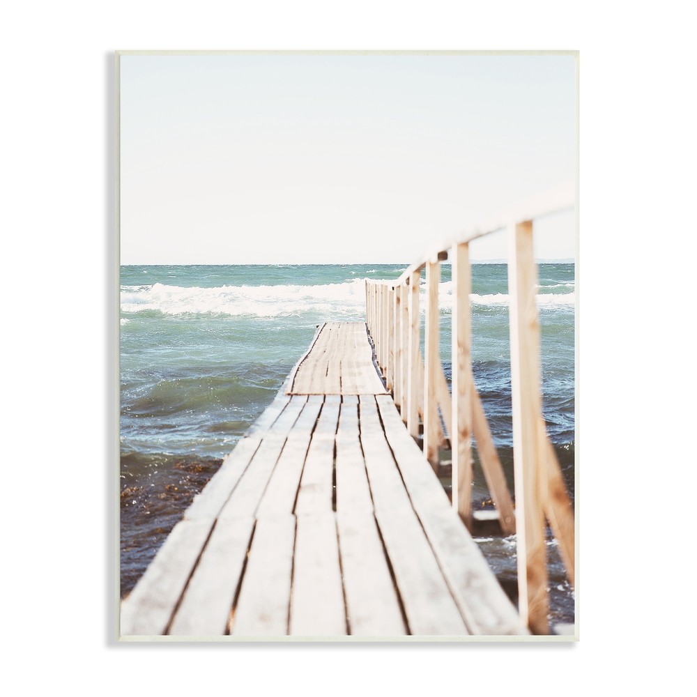 Stupell Waterfront Beach Dock Private Pier Coastal