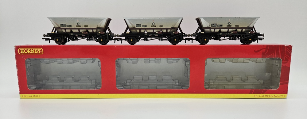 HORNBY OO Gauge R6222A HAA 32.5T MGR Coal Hopper Weathered 3x Wagon Pack