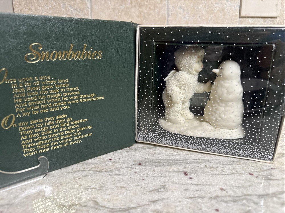 DEPT 56 Snowbabies Why Dont You Talk To Me 6801-2 Original Box