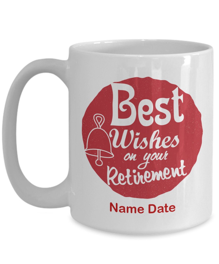 Retirement Gifts Men Women Custom Coffee Mug Teacher Nurse Employee Coworker