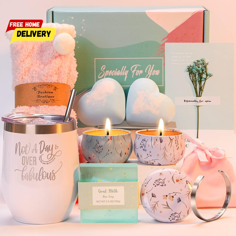 Valentines Day Gift, Spa Gift Baskets for Women,Unique Gift Ideas for Everything-image