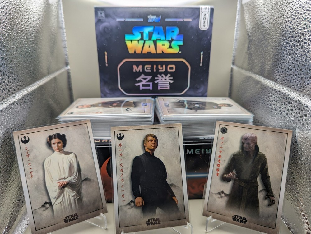 2025 Topps Star Wars Meiyo Base & Honor Insert Set – Buy 3 Ships Free