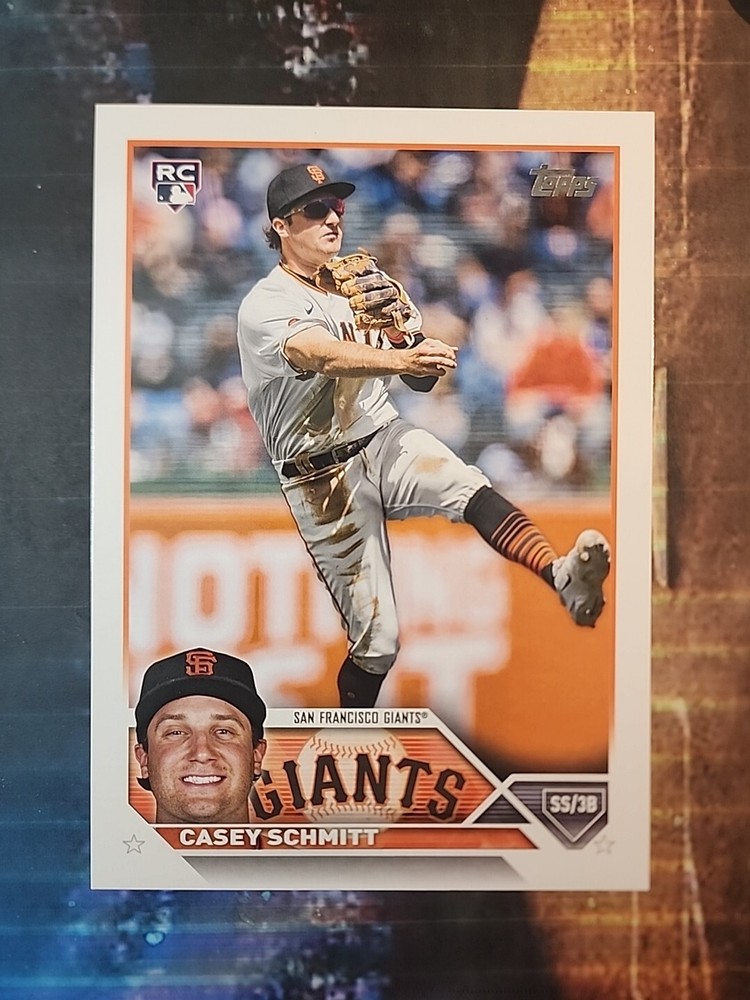 Casey Schmitt 2023 Topps Update Oversized SP Rookie Card #US133
