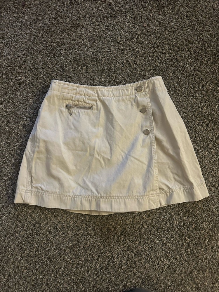 Copper Key Vintage Wrapped Mini Skort Womens Size 9 With Buttons And Pocket