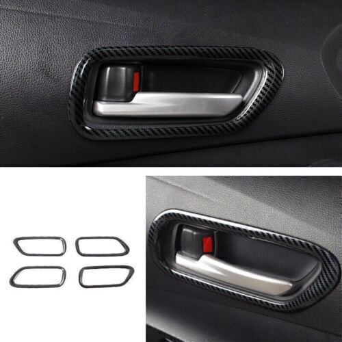 NEW Inner Door Handle Frame Trim Steel Carbon Fiber For Toyota Corolla 2020-2023