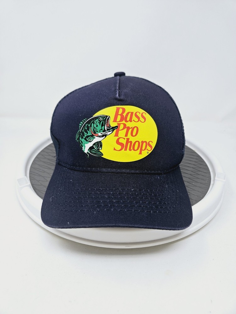 Bass Pro Shops Blue Mesh Snapback Hat 2000s Used Condition FAST SHIPPING