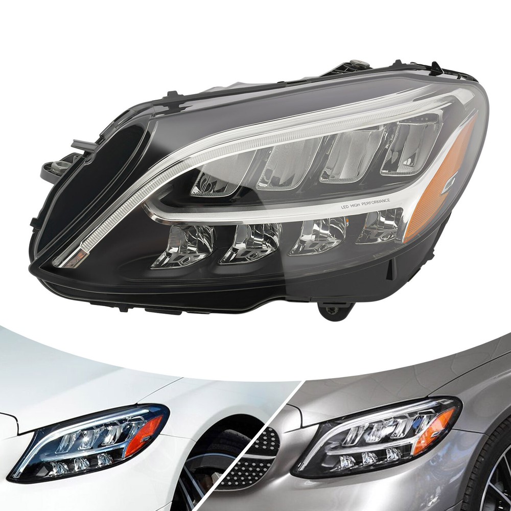 Full LED Headlight Left Driver Side LH For 2019-2021 Mercedes-Benz C300 C43 W205