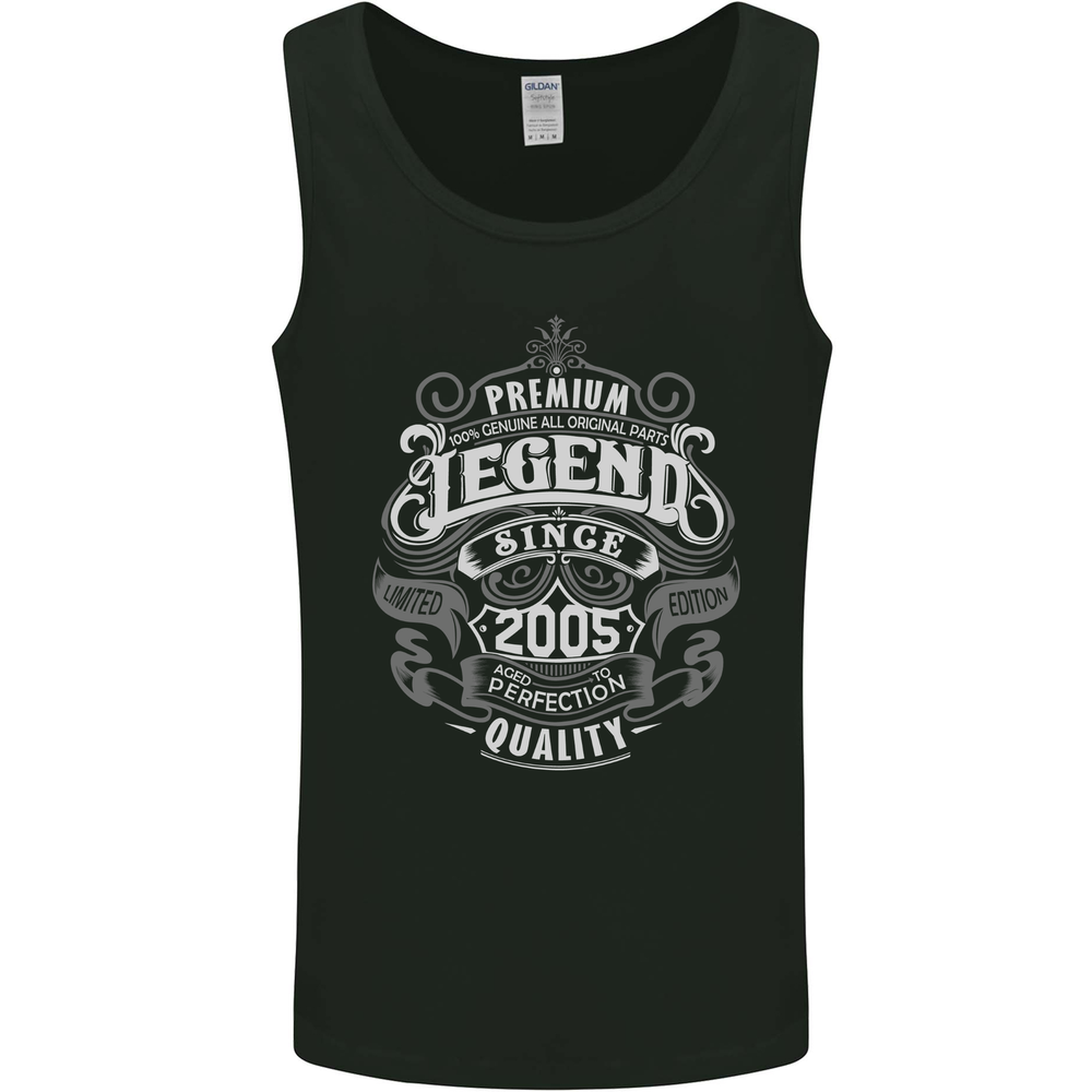 Premium Legend 20th Birthday 2005 Mens Vest Tank Top