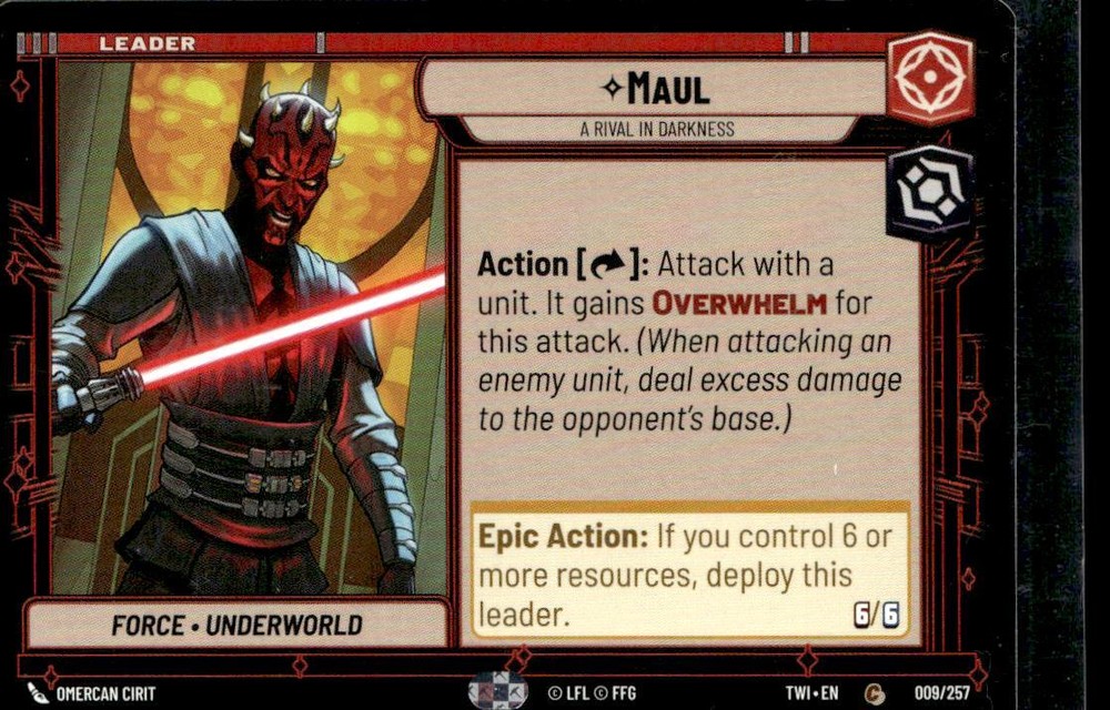 Star Wars Twilight of the Republic Maul JW