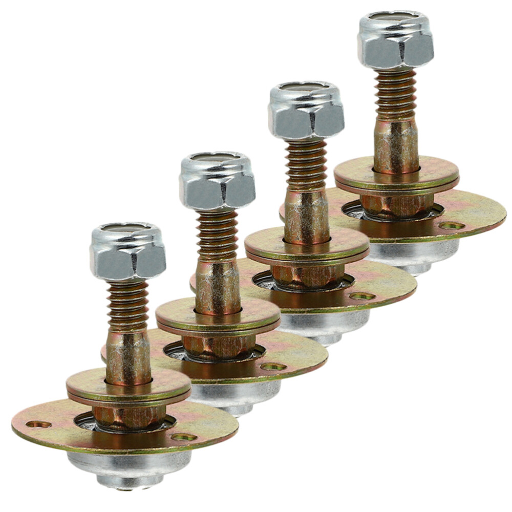 4 Pcs Rocking Chair Bearing Bearings Black Office Door Handle Chairs Chaise